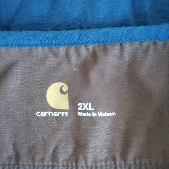 Carhartt Women's Navy Blue Scrub Top Size 2XL Blemish - Picture 6 of 7